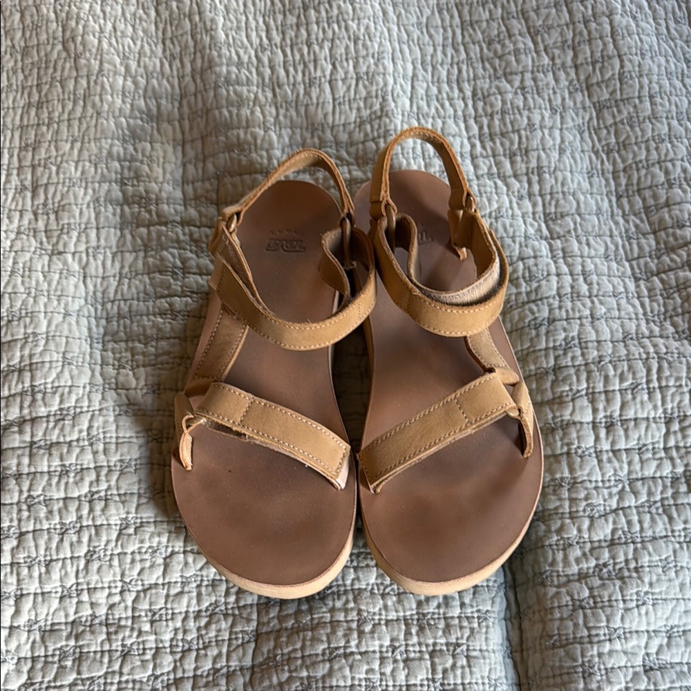 Leather Teva Sandals, worn once